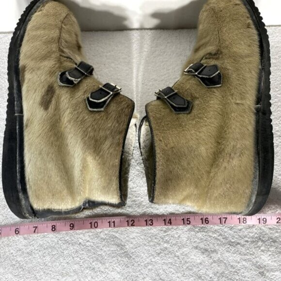 Vintage Blondo Two Buckle Seal Skin Chukka Boots 13 - Picture 13 of 14